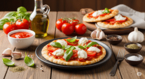 Margherita Pita Pizzas Ingredients