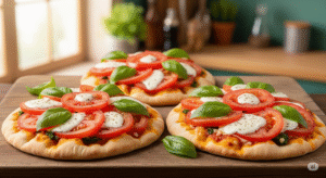 Margherita Pita Pizzas