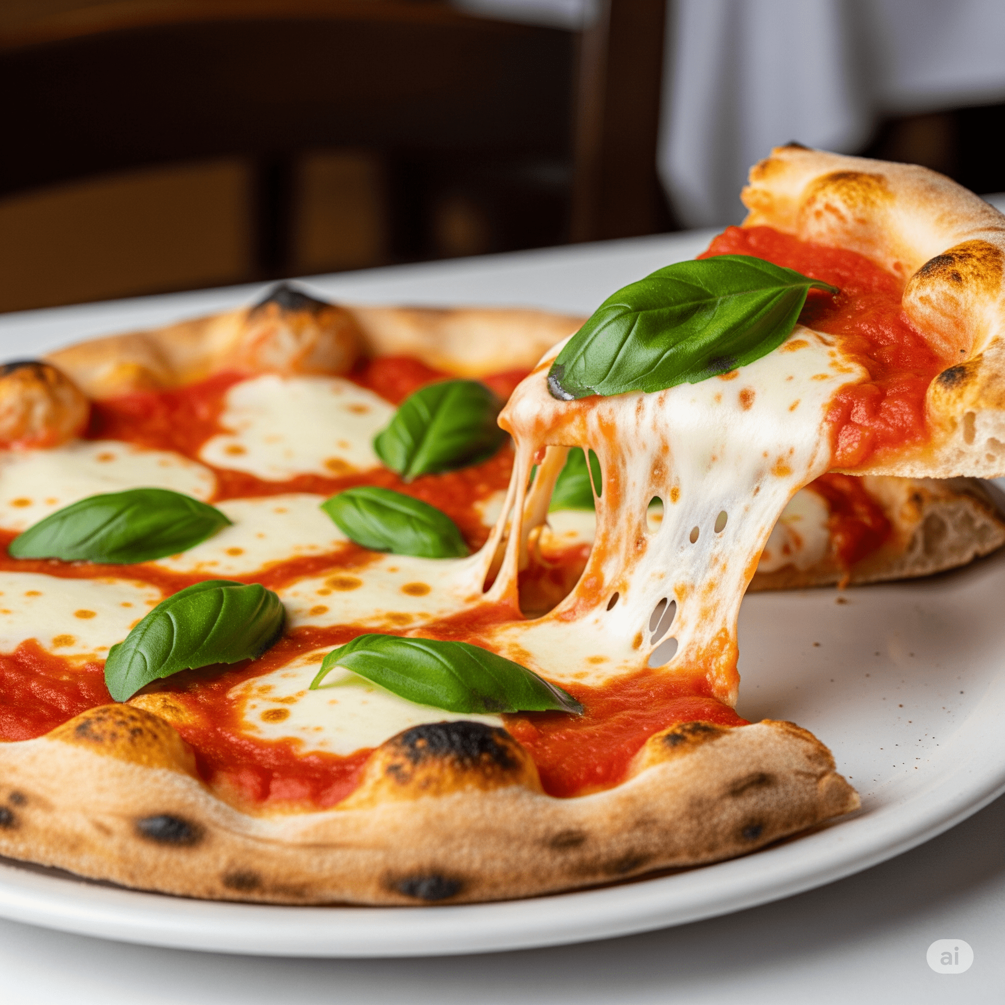 Thin Crust Margherita Pizza