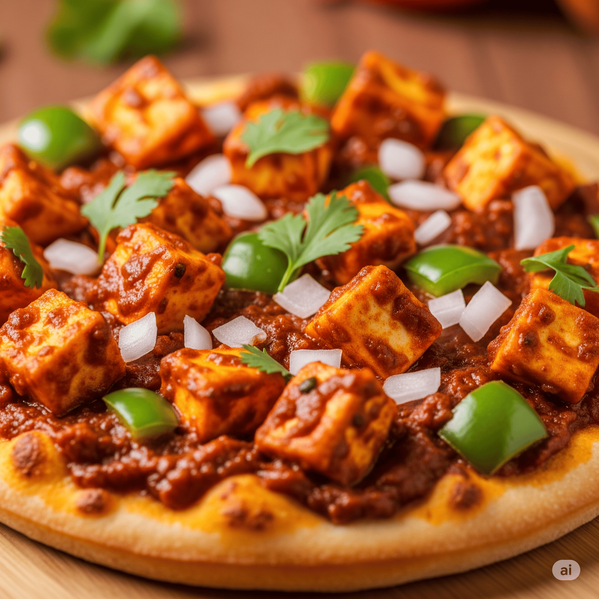 Chili Paneer Pizza